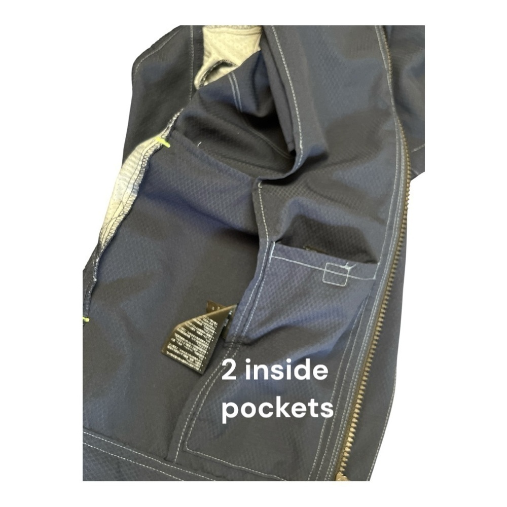 Ice Men's Navy and Light Gray Short Sleeve Jacket - Picture 8 of 15